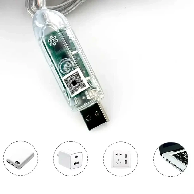Разноцветная смарт гирлянда занавес USB 3x2м 400 LED с пультом управления для новогоднего декора - Фото 4 Разноцветная смарт гирлянда занавес USB 3x2м 400 LED с пультом управления для новогоднего декора - изображение 4