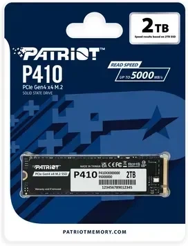 Накопичувач Patriot P410 2TB NVMe PCIe4 M.2 2280 (P410P2TBM28H) - изображение 4