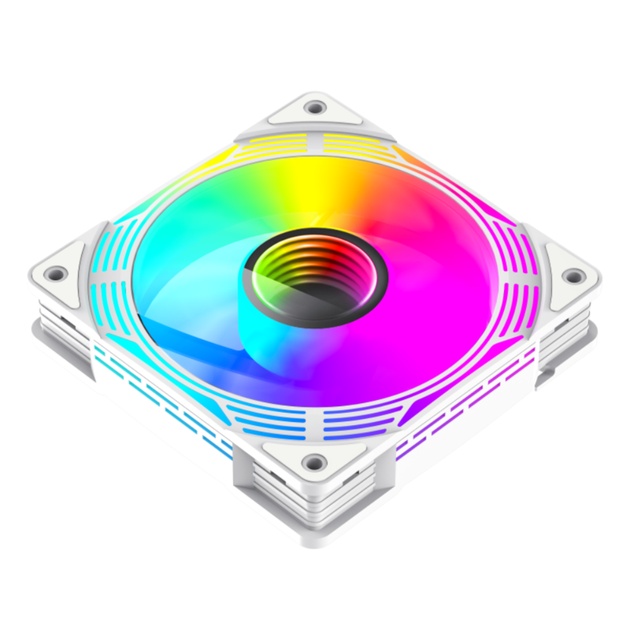 Вентилятор GameMax FN12A C8I-R (FN12A-C8I-RW) Reverse White - Фото 2 Вентилятор GameMax FN12A C8I-R (FN12A-C8I-RW) Reverse White - зображення 2