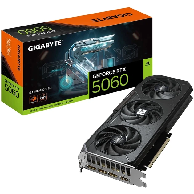 Відеокарта Gigabyte GeForce RTX 5060 GAMING OC 8G (GV-N5060GAMING OC-8GD) - зображення 10