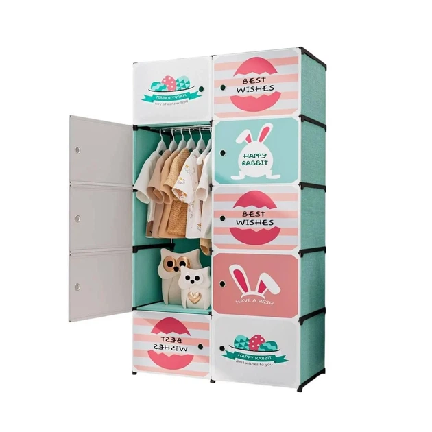 Дитяча модульна шафа Happy Rabbit 81х49х154 см - зображення 3