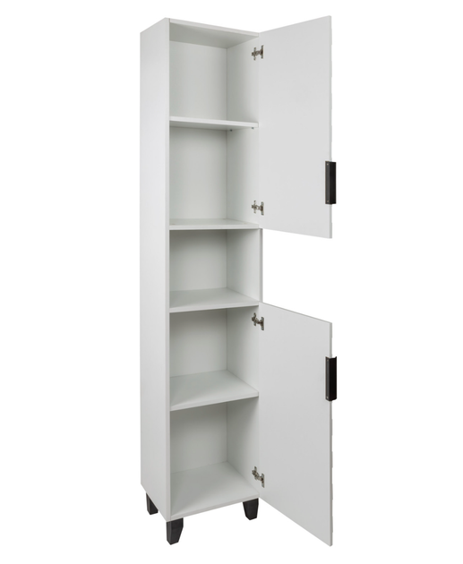 Пенал для ванної Vivia Asti Д2 185×40×32 см, підлоговий, білий - изображение 4