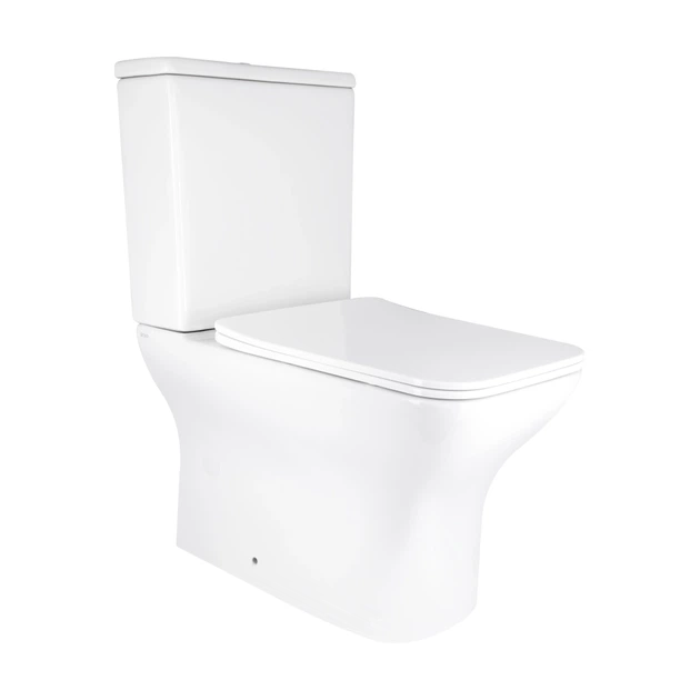 Унитаз компакт Q-tap Aries 620x360 овальный, с сиденьем, белый (QT03228302W) - Фото 1 Унитаз компакт Q-tap Aries 620x360 овальный, с сиденьем, белый (QT03228302W) - изображение 1