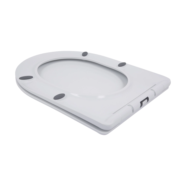 Унитаз компакт Q-tap Presto Quadro 650x340 овальный, с сиденьем, белый (QT24221215AW) - Фото 8 Унитаз компакт Q-tap Presto Quadro 650x340 овальный, с сиденьем, белый (QT24221215AW) - изображение 8