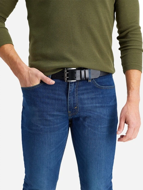 Ремінь чоловічий з натуральної шкіри Levi's 650725841 44 (131.5 см) Чорний (1160908237) - Фото 2 Ремінь чоловічий з натуральної шкіри Levi's 650725841 44 (131.5 см) Чорний (1160908237) - зображення 2