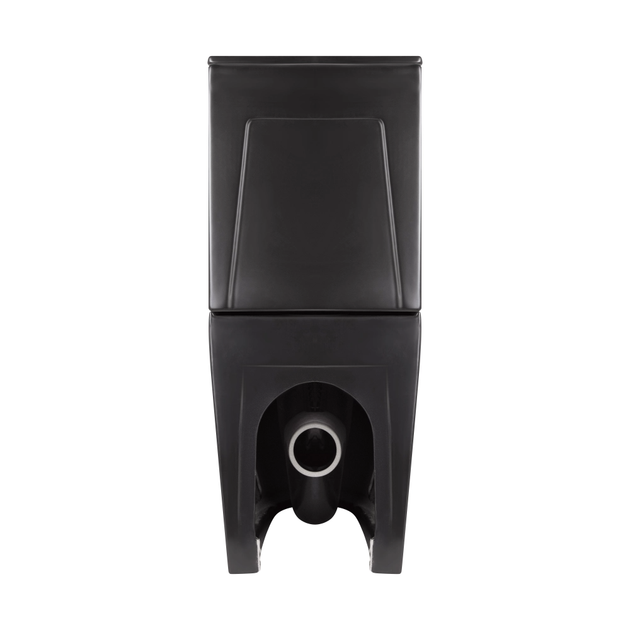 Унитаз компакт Q-tap Robin 660x360 овальный, с сиденьем, черный (QT13226083AMB) - изображение 6