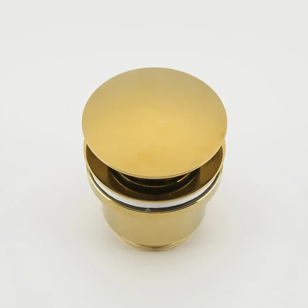 Донный клапан Frap F62-3 1 1/4" для раковины, золотой - изображение 8