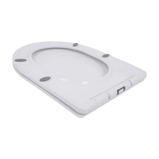 Унитаз компакт Q-tap Jay 640x375 овальный, с сиденьем, белый (QT07222175TW) - изображение 8