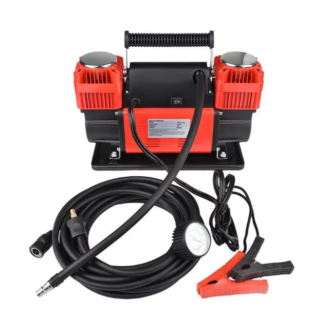 Автомобільний компресор CHAMPION CP1012 12 В 300 л хв 10 бар 150 PSI з сумкою та насадками - зображення 4
