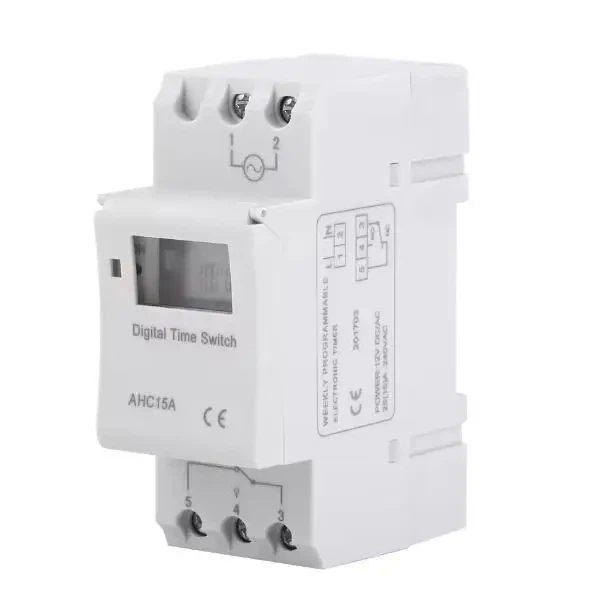 Реле часу електронне THC15A 16A 3500W IP20 - зображення 3