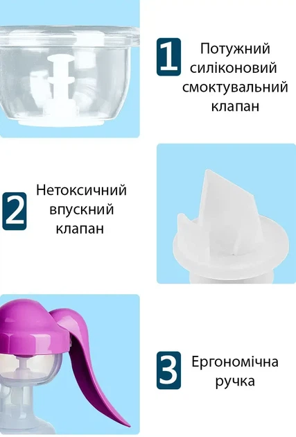 Молоковідсмоктувач Ручний Zimeitu Manual Massag 2в1 соска для годування Білий та Контейнер Жабка Рожевий v-13533 - Фото 8 Молоковідсмоктувач Ручний Zimeitu Manual Massag 2в1 соска для годування Білий та Контейнер Жабка Рожевий v-13533 - зображення 8