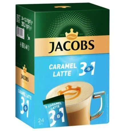 Кава розчинна у стіках 3в1 Jacobs Caramel 12 г х 1 шт (290571) - зображення 2