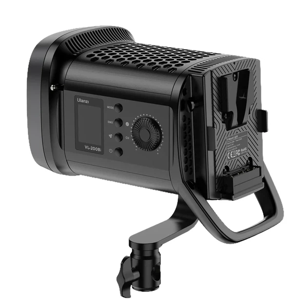 Видеосвет Ulanzi VL-200Bi 200W Bi-color 2700-6500K Черный 211x126x154 мм - изображение 5