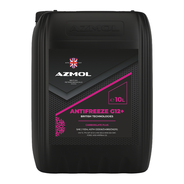 Жидкость охлаждающая Azmol Antifreeze G-12 Plus красный канистра 10л - Фото 2 Жидкость охлаждающая Azmol Antifreeze G-12 Plus красный канистра 10л - изображение 2