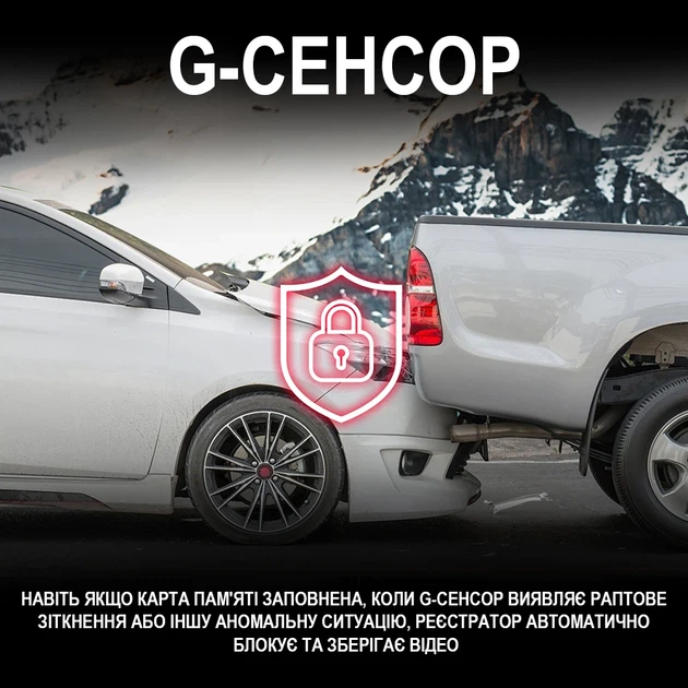 Автомобільне дзеркало заднього виду Podofo W8176 з відеореєстратором 4K, GPS, Wi-Fi, чорне - зображення 10
