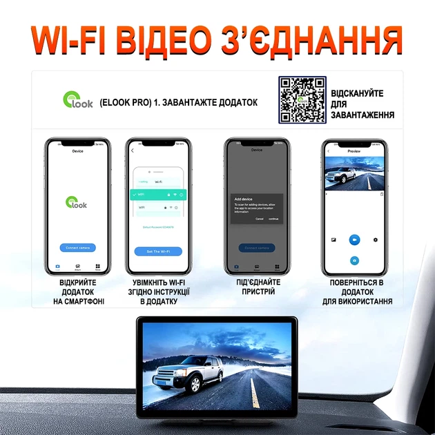 Автомобильный дисплей Podofo A3782 8" беспроводной Apple CarPlay Android Auto черный - изображение 8