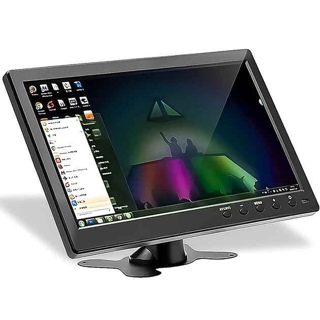 Автомобильный монитор Podofo K101 10.1" ЖК-дисплей черный с AV, VGA, HDMI, BNC входом - изображение 12