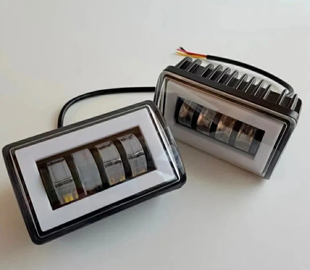 LED фара прямокутна лінзована 2 режими ближній + габарит дхо 40W 12-24V (120мм×80мм) МОЖНА ПЕРЕВЕРТАТИ фари на автобус , трактор - Фото 4 LED фара прямокутна лінзована 2 режими ближній + габарит дхо 40W 12-24V (120мм×80мм) МОЖНА ПЕРЕВЕРТАТИ фари на автобус , трактор - зображення 4