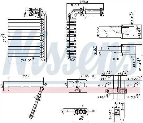 Випаровувач кондиціонера 92332 NISSENS NISSENS 92332 Ford Galaxy, Mondeo, C-Max, S-Max 1376926, 1376929, 1386366 - Фото 6 Випаровувач кондиціонера 92332 NISSENS NISSENS 92332 Ford Galaxy, Mondeo, C-Max, S-Max 1376926, 1376929, 1386366 - изображение 6