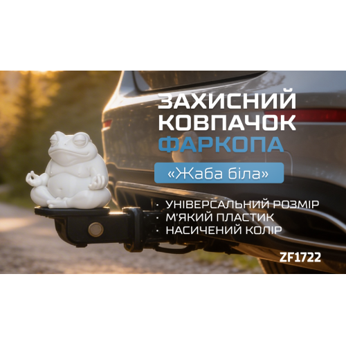Защитный колпачок фаркопа «Жаба белая» - изображение 2