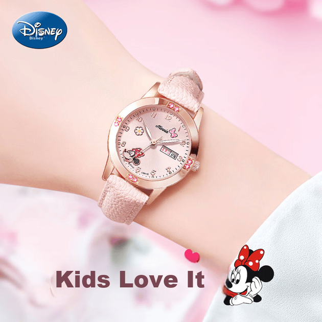 Детские часы Disney Minnie MK-14168 водонепроницаемые - изображение 2