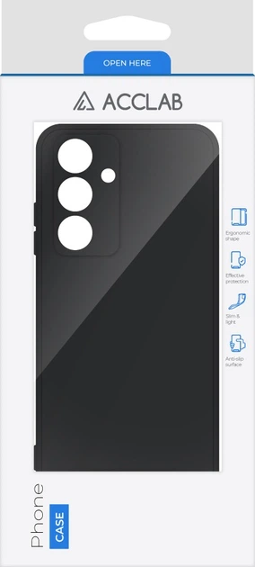 Чехол для смартфона ACCLAB SoftShell для Samsung Galaxy A05s Black (1283126586750) - изображение 2