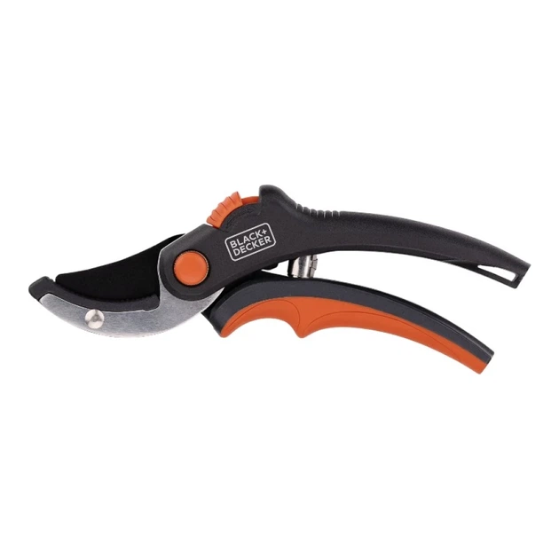 Секатор Black&Decker наковаленчатый садовый для цветов и живой изгороди (871125223417) - Фото 2 Секатор Black&Decker наковаленчатый садовый для цветов и живой изгороди (871125223417) - изображение 2