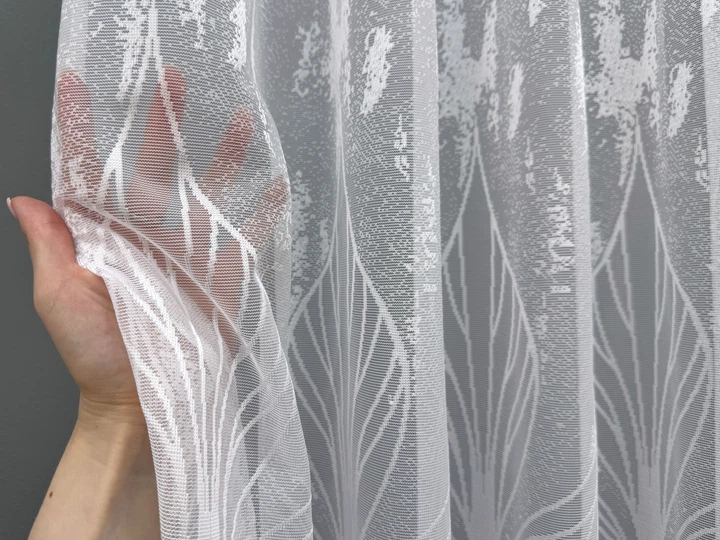 Тюль VR-Textil 2089т Жаккард Белый 400х270 см (42-1326) - Фото 6 Тюль VR-Textil 2089т Жаккард Белый 400х270 см (42-1326) - изображение 6