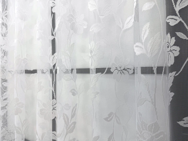 Тюль VR-Textil 2091т Жаккард Белый 400х270 см (42-1322) - Фото 7 Тюль VR-Textil 2091т Жаккард Белый 400х270 см (42-1322) - изображение 7