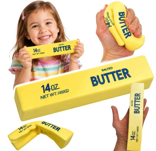 Сквіш антистрес велике Масло Butter ароматизований 22 см | Squishy Вершкове Масло, м'яка іграшка-антистрес з запахом, slow rise, в асортименті - Фото 5 Сквіш антистрес велике Масло Butter ароматизований 22 см | Squishy Вершкове Масло, м'яка іграшка-антистрес з запахом, slow rise, в асортименті - изображение 5
