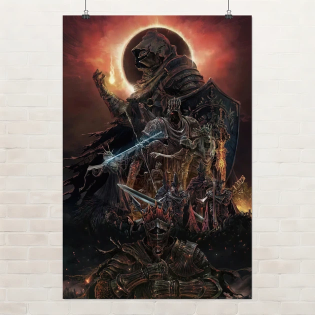 Постер Темні душі, Dark Souls, декор кімнати геймера, A1 90×60 см (id1544) - Фото 1 Постер Темні душі, Dark Souls, декор кімнати геймера, A1 90×60 см (id1544) - зображення 1
