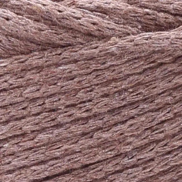 Пряжа YARNART Macrame Cotton, 791 каштановий - Фото 2 Пряжа YARNART Macrame Cotton, 791 каштановий - зображення 2
