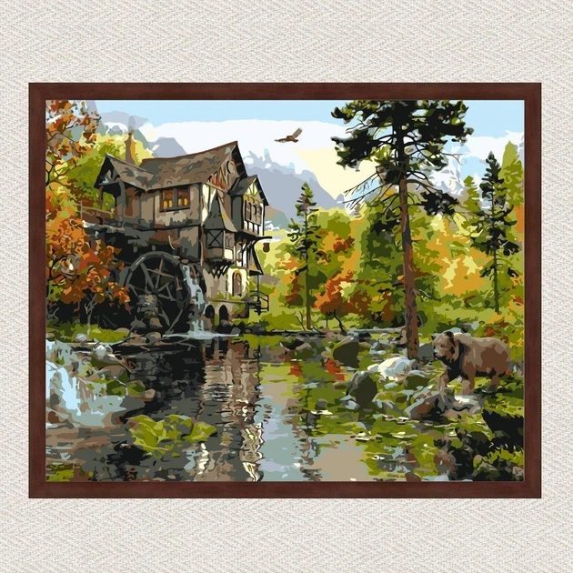 Картина по номерам Лесная сказка. Пейзаж 40*50 Origami (LW30340) (0100-58) - Фото 3 Картина по номерам Лесная сказка. Пейзаж 40*50 Origami (LW30340) (0100-58) - изображение 3