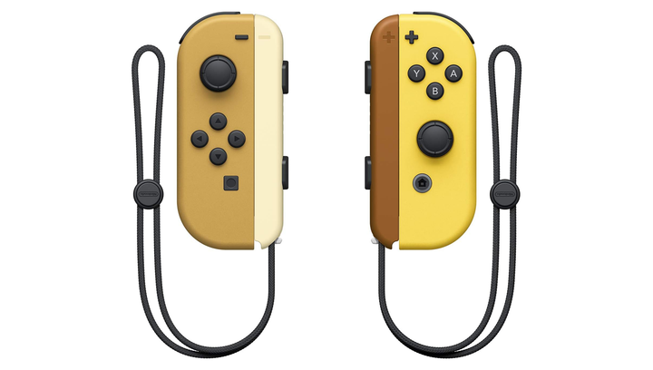 Консоль Nintendo Switch HAC-001 Pokémon: Let's Go, Pikachu! Limited Edition Модифицированная 128GB Yellow Brown + 5 Встроенных Игр Б/У - изображение 5
