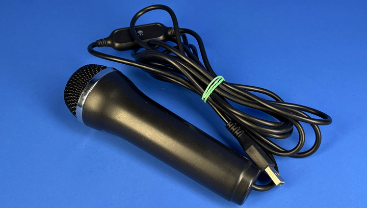 Микрофон Проводной Logitech Xbox 360 E-UR20 PlayStation 3 2 Wii PC USB Rock Band Guitar Hero Black 3m Б/У - изображение 5