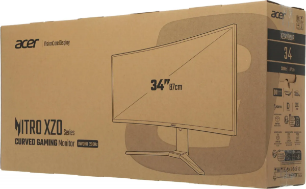 Монитор 34" Acer XZ340CURX2bmiipphx (um.cx0ee.205) - Фото 9 Монитор 34" Acer XZ340CURX2bmiipphx (um.cx0ee.205) - зображення 9