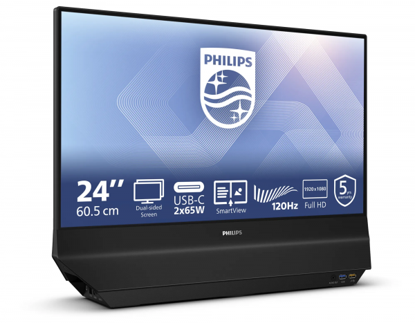 Монитор 23.8" Philips Dual Sided 24b2d5300/00 Black - Фото 7 Монитор 23.8" Philips Dual Sided 24b2d5300/00 Black - зображення 7