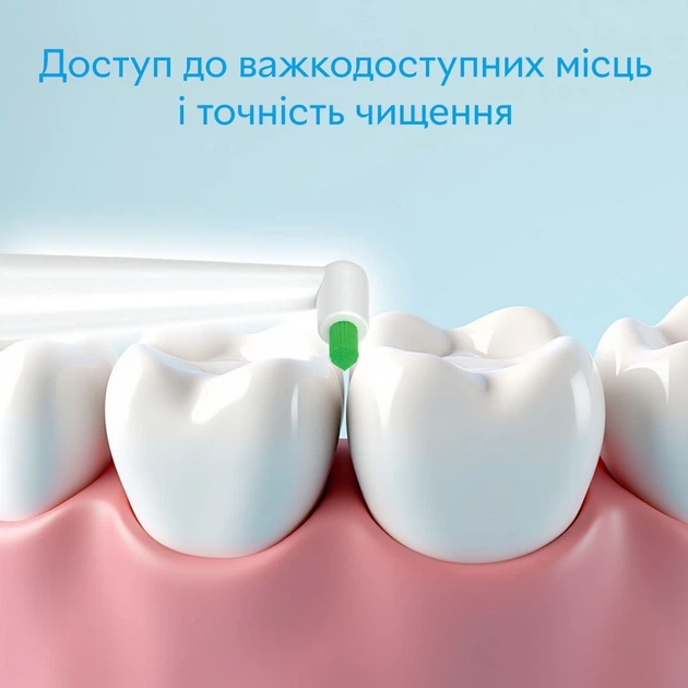 Насадки для зубной щетки Pecham Travel White (4820301550020) - изображение 6