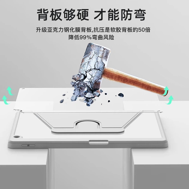 Чехол для планшета Apple iPad 10.2" 2021/2020/2019/Air 10.5" 2019 Zhisihui Grey - Фото 5 Чехол для планшета Apple iPad 10.2" 2021/2020/2019/Air 10.5" 2019 Zhisihui Grey - изображение 5