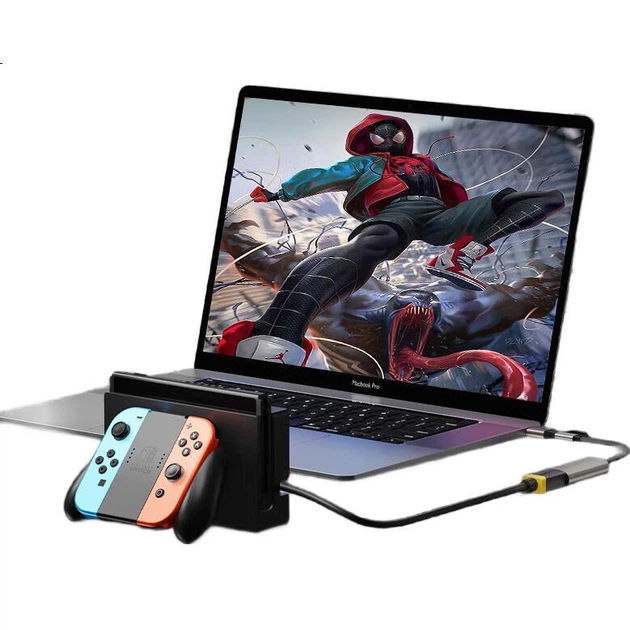 Відеокарта ULT-Unite HDMI, вхід 4K, подвійний вихід USB/Type-C, сумісна з PS5, ноутбуками, смартфонами, камерами, Switch, ігровою приставкою для прямої трансляції та запису, 0,15 метра - зображення 2