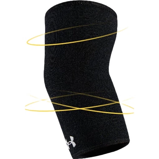 Налокотник Under Armour Sports для мужчин и женщин, защита для рук во время занятий фитнесом, баскетболом и бадминтоном, компрессионная дышащая поддержка локтя, черный, размер M. - Фото 1 Налокотник Under Armour Sports для мужчин и женщин, защита для рук во время занятий фитнесом, баскетболом и бадминтоном, компрессионная дышащая поддержка локтя, черный, размер M. - изображение 1