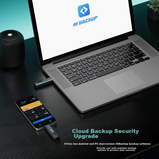Твердотільний флеш-накопичувач HIKVISION 512 ГБ USB 3.2/Type-C із двома інтерфейсами для телефону, USB-накопичувач S1000, швидкість читання 1080 МБ/с, сумісний з Apple iPhone та комп'ютером, USB-накопичувач великої ємності подвійного призначення - изображение 7
