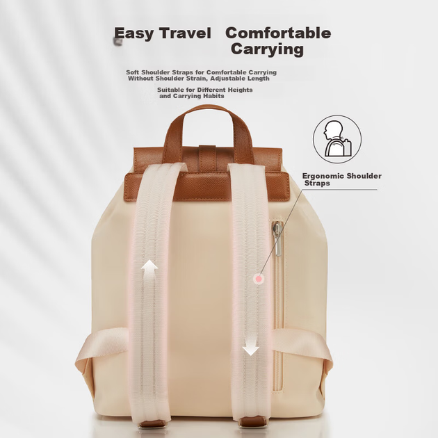 Рюкзак Samsonite женский с клапаном компактный для города и путешествий - Фото 3 Рюкзак Samsonite женский с клапаном компактный для города и путешествий - изображение 3