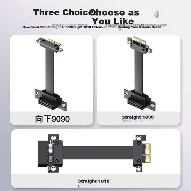 Райзер ZHENWEI PCI-E 4.0 x1, 25 см (ZW-PCIE129) - Фото 2 Райзер ZHENWEI PCI-E 4.0 x1, 25 см (ZW-PCIE129) - зображення 2