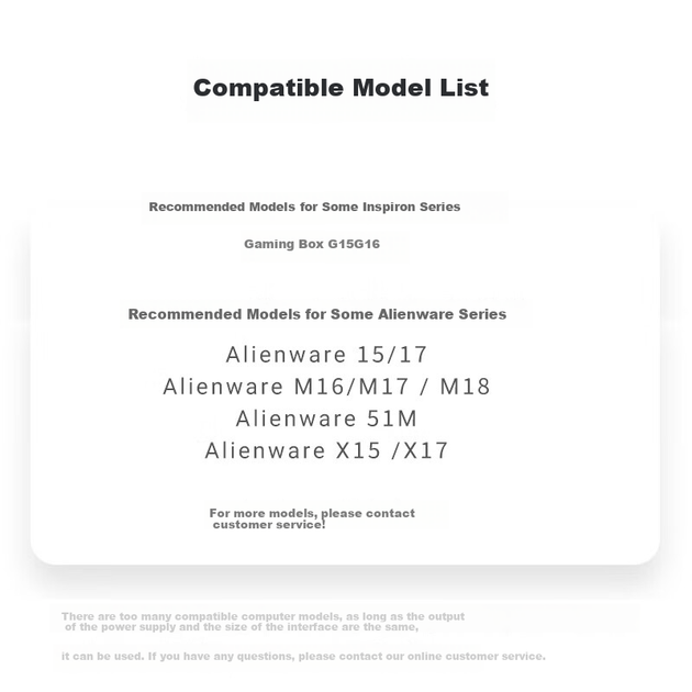 Блок питания Mryc 330 Вт 19.5 В 16.9 А для Dell Alienware M17X, M18X, X51 и Dell G3, G5, G7 - изображение 7