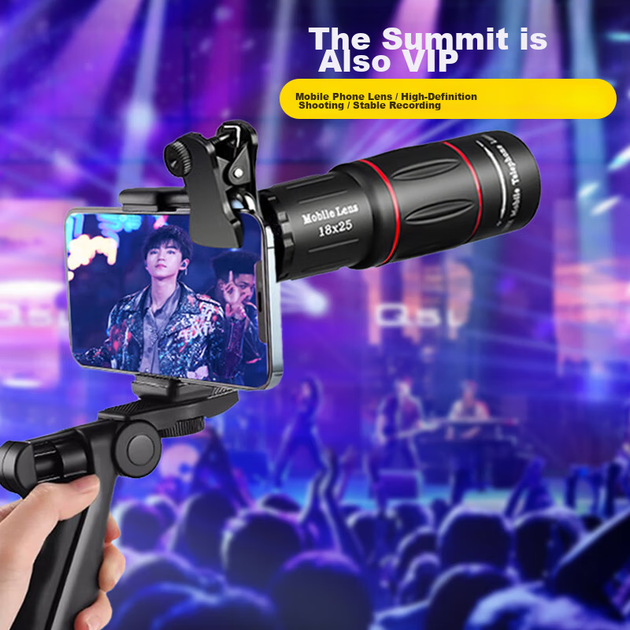 Телеобъектив-монокуляр для телефона с зумом для концертов и съемки - изображение 12