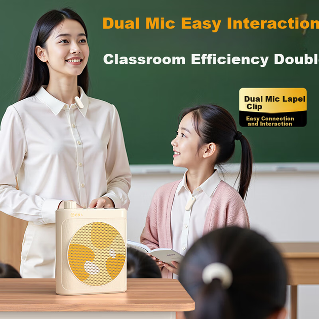 Микрофон Good Shepherd Mini Bee беспроводной с магнитным креплением и Bluetooth-колонкой - изображение 4