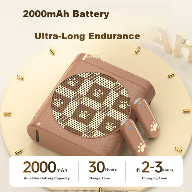 Микрофон Good Shepherd Mini Bee беспроводной с магнитным креплением и Bluetooth-колонкой - изображение 5
