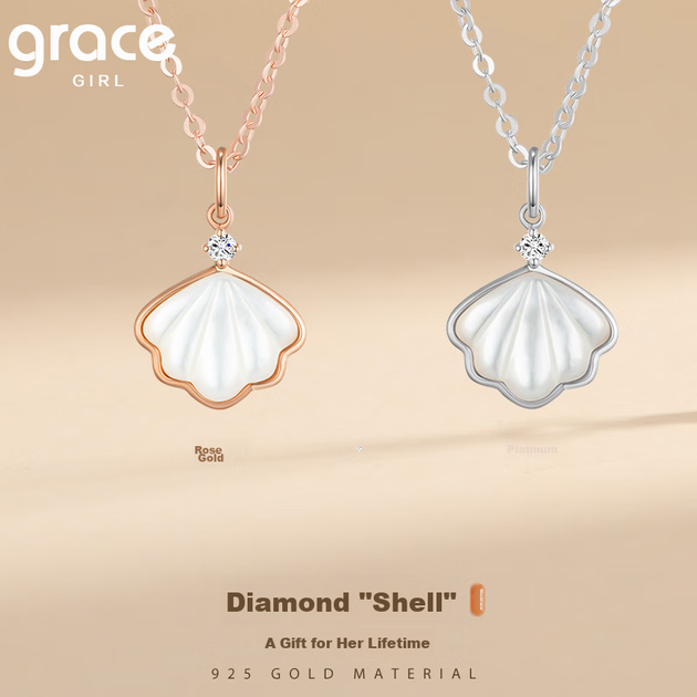 Колье Grace Girl Diamond Princess для женщин, цепочка из белого золота на ключицу, практичное украшение, подарок на годовщину или день рождения для девушки. - изображение 8
