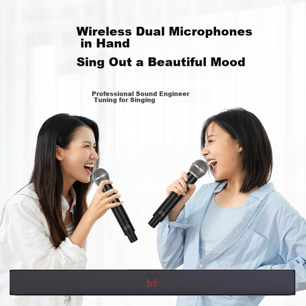 Караоке-система Changba L11 с беспроводным микрофоном и Bluetooth-колонкой, для дома - изображение 6